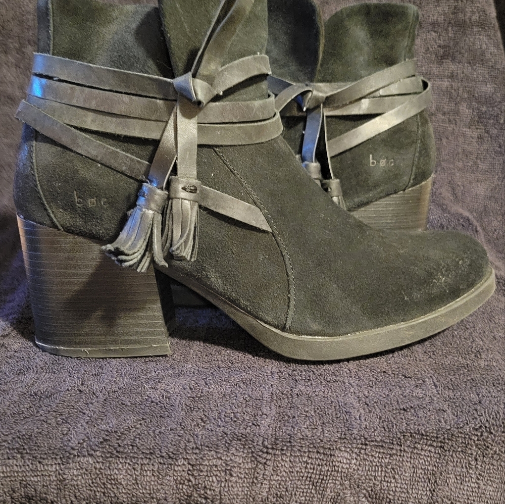 BOC brand suede booties